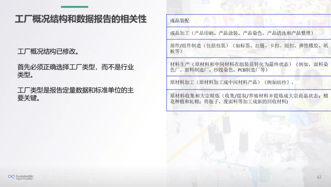 Higg FEM 4.0即将发布,关键更新内容提前了解(图2) Higg FEM 4.0即将发布,关键更新内容提前了解(图2)